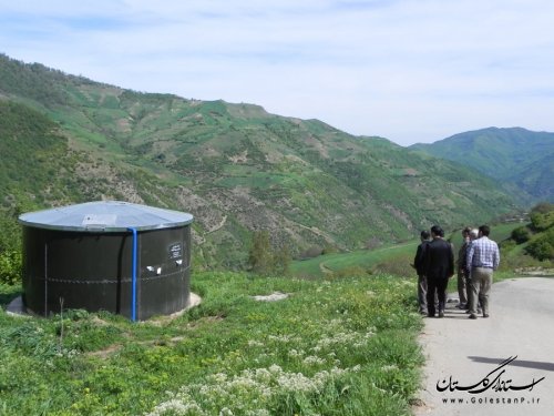 بازدید فرماندار و مدیر کل دفتر فنی استانداری از پروژه های عمرانی شهرستان مینودشت