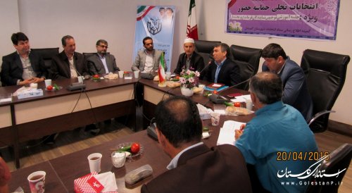جلسه آموزشی نمایندگان فرماندار و بخشدار شعبات اخذ رای گمیشان برگزار شد