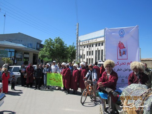 کارناوال سلامت در شهرستان گمیشان برگزار شد