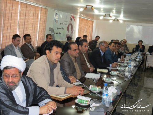 اولین جلسه شورای اداری در شهرستان گالیکش تشکیل شد