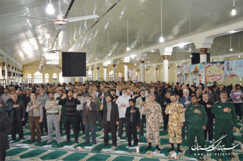 بزرگداشت سومین روز شهادت شهید مدافع حرم در گنبد کاووس برگزار شد