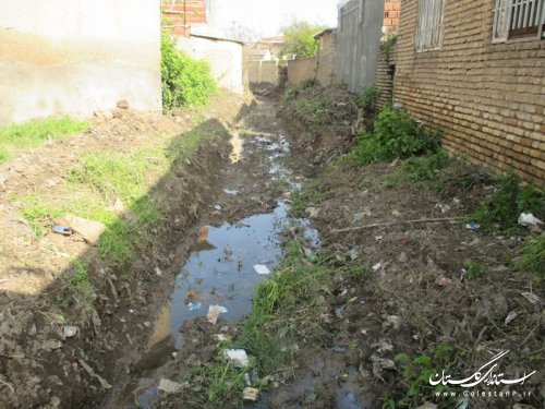 آغاز عملیات احداث کانال مرکزی شهر مزرعه کتول