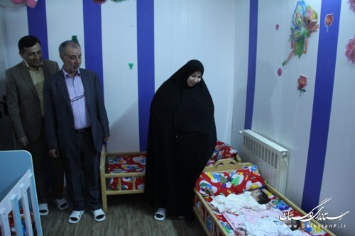 بازدید دکترحسینی از مراکز تحت پوشش بهزیستی