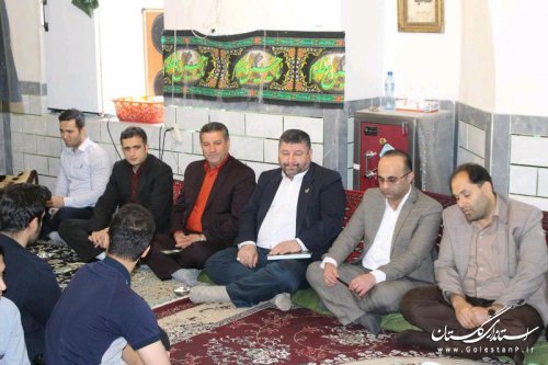 هم اندیشی جوانان صاحبنظر استان و مسئولان آزادشهر در روستای فارسیان