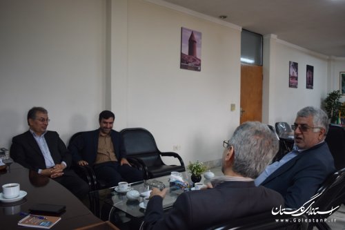 دیدار رئیس هیات بازرسی انتخابات شهرستان کردکوی با فرماندار