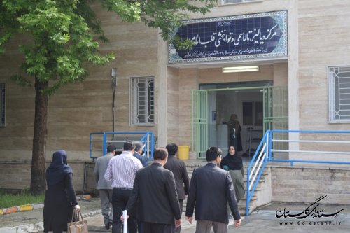 عیادت معاون فرماندار کردکوی از بیماران دیالیزی شهرستان کردکوی