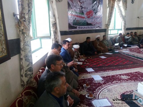 مراسم سومین روز شهادت شهید شیبک در روستای عرب بوران برگزار شد
