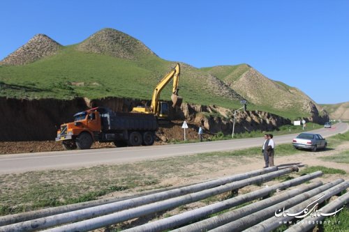 نهضت بزرگ گازرسانی به روستاهای شهرستان مراوه تپه