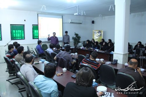 بازدید رییس ستاد انتخابات شهرستان گرگان از کلاس آموزشی کاربران انتخابات
