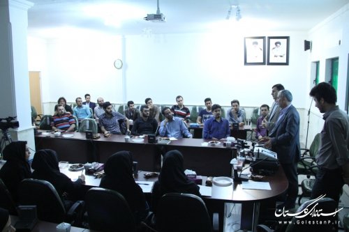 بازدید رییس ستاد انتخابات شهرستان گرگان از کلاس آموزشی کاربران انتخابات