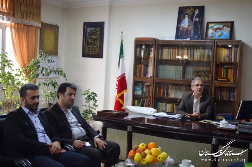 دیدار مشاور امنیتی استاندار گلستان با فرماندار کردکوی