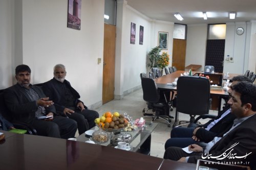 دیدار مشاور امنیتی استاندار گلستان با فرماندار کردکوی