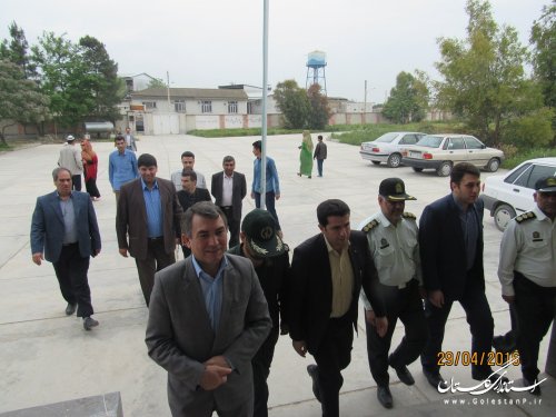 بازدید فرماندار گمیشان از شعب اخذ رأی در بخش گلدشت