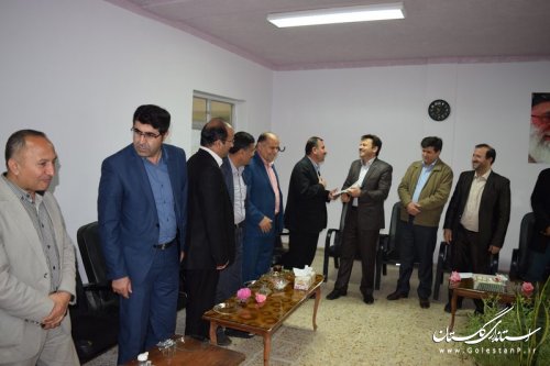 دیدار اعضای شورای شهر و شهردار علی آباد کتول با مدیران و معلمان مدارس