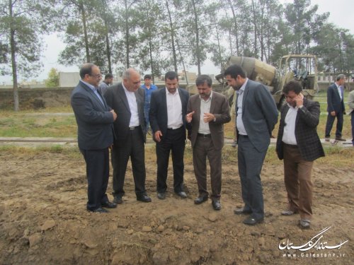 احداث مقبره شهدای منا در گنبد کاووس