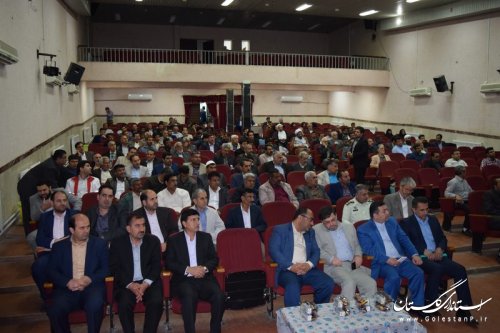 همایش تجلیل از اعضای شوراهای اسلامی شهرستان علی آباد کتول