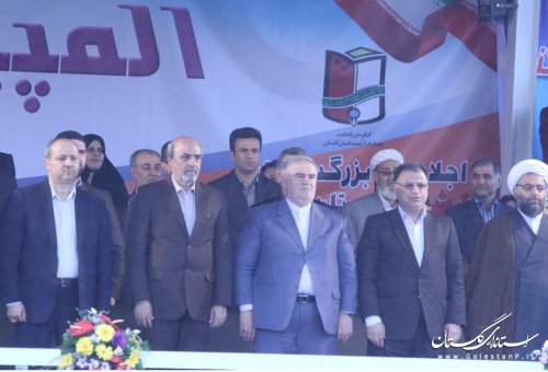 اولین المپیاد ورزشی گلستان اجلاسیه 4000 شهید استان در گرگان برگزارشد