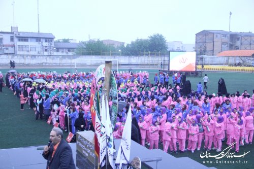 اولین المپیاد ورزشی گلستان اجلاسیه 4000 شهید استان در گرگان برگزارشد