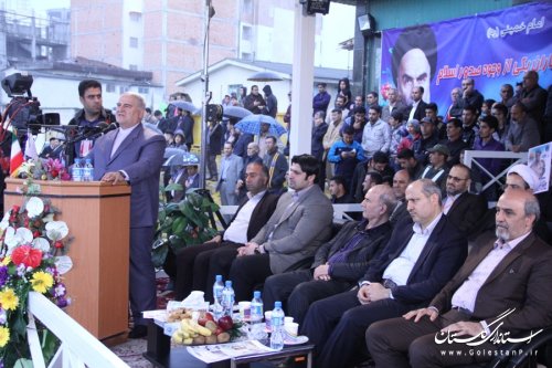 اولین المپیاد ورزشی گلستان اجلاسیه 4000 شهید استان در گرگان برگزارشد