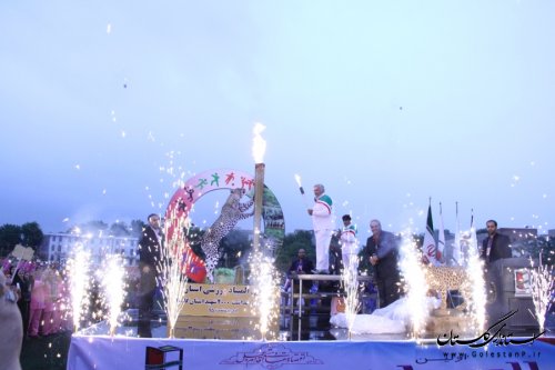 اولین المپیاد ورزشی گلستان اجلاسیه 4000 شهید استان در گرگان برگزارشد