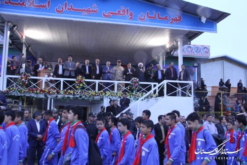 اولین المپیاد ورزشی گلستان اجلاسیه 4000 شهید استان در گرگان برگزارشد