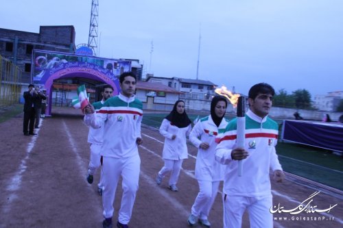 اولین المپیاد ورزشی گلستان اجلاسیه 4000 شهید استان در گرگان برگزارشد