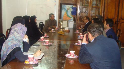 دیدار مدیر کل بانوان گلستان با مدیر آموزشگاه طراحی و دوخت نگار