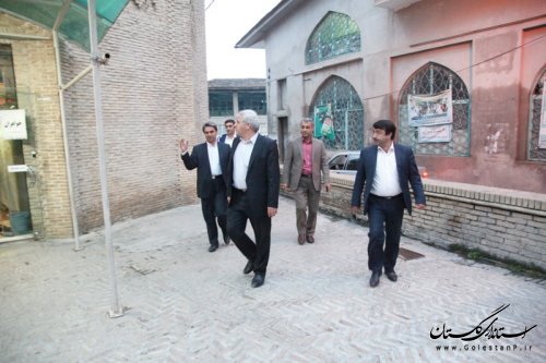 بازدید معاون میراث فرهنگی کشور از بافت قدیم گرگان