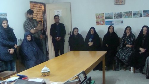مراسم افتتاحیه ی طرح پرورش گیاهان دارویی در روستای اسپو محله