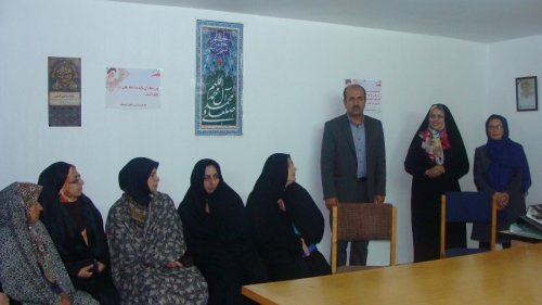 مراسم افتتاحیه ی طرح پرورش گیاهان دارویی در روستای اسپو محله