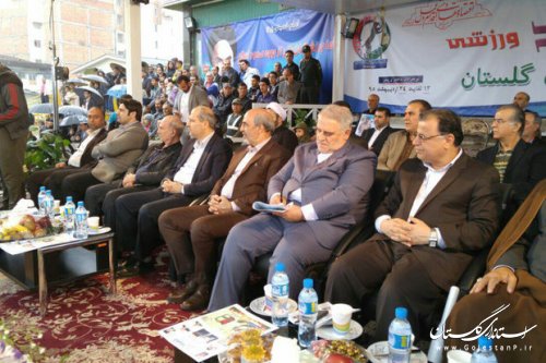 گزارش تصویری از افتتاحیه نخستین المپیاد ورزشی استان گلستان