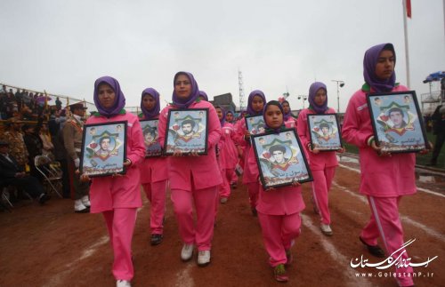 گزارش تصویری از افتتاحیه نخستین المپیاد ورزشی استان گلستان