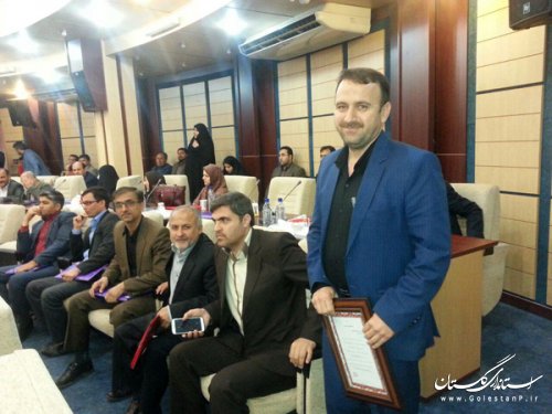 شهردار و شورای اسلامی شهر مینودشت ، بعنوان برترینهای استانی شناخته شدند