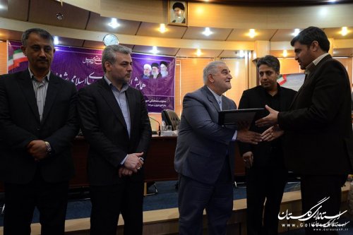 شهردار و شورای اسلامی شهر مینودشت ، بعنوان برترینهای استانی شناخته شدند