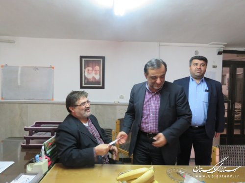 تودیع و معارفه در شرکت  آب و فاضلاب شهرستان رامیان