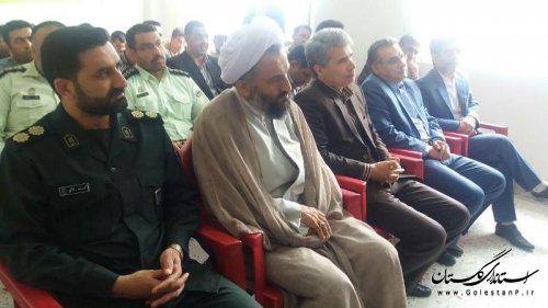 پروژه دبستان فرخی روستای عباس آباد بخش وشمگیر شهرستان آق قلا افتتاح شد