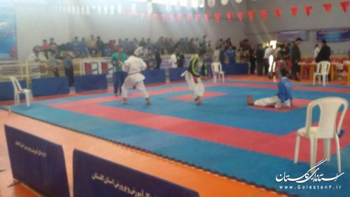 اولین المپیاد ورزشی کاراته گلستان درشهر فاضل آباد برگزار شد