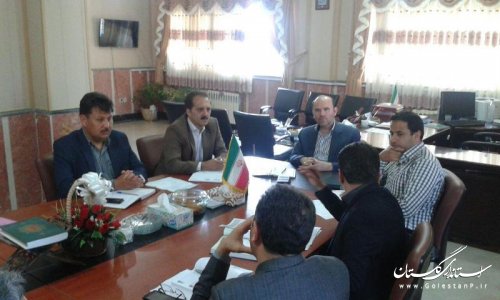 جلسه بررسي مشكلات روستاهاي تابعه بخش مركزي شهرستان تركمن برگزار شد
