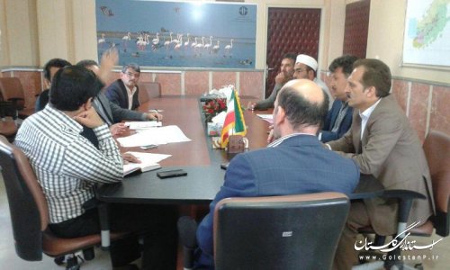 جلسه بررسي مشكلات روستاهاي تابعه بخش مركزي شهرستان تركمن برگزار شد