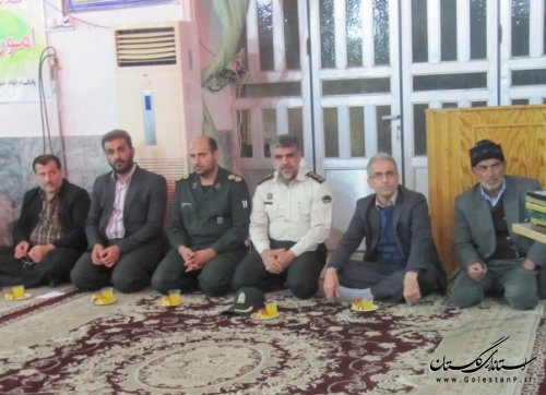 شرکت فرماندار کردکوی در مراسم جشن اعیاد شعبانیه روستای یساقی