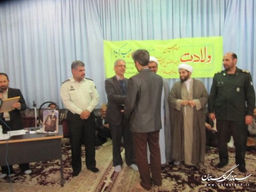 شرکت فرماندار کردکوی در مراسم جشن اعیاد شعبانیه روستای یساقی
