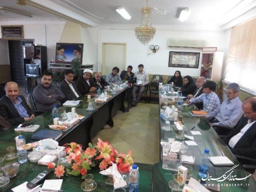 جلسه شورای زکات شهرستان علی آبادکتول برگزار شد
