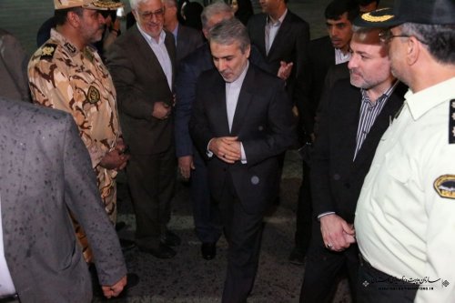 با استقبال گرم استاندار و مسئولین استانی ،دکتر نوبخت وارد استان گلستان شد