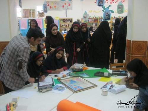 مراسم اختتامیه اولین نمایشگاه صنایع دستی دختران مدرسه بنت الهدی صدر