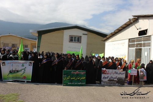 مراسم صبحگاه مشترك نیروهای مسلح شهرستان علی آباد کتول 