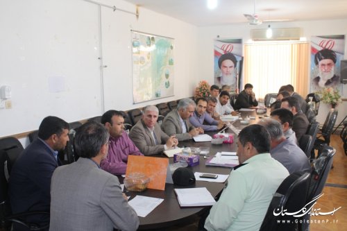 تشکیل جلسه کمیته حفاری شهرستان مراوه تپه