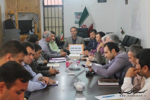 تشکیل جلسه کمیته حفاری شهرستان مراوه تپه