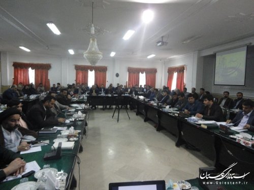 سومین جلسه شورای اداری شهرستان علی آباد کتول برگزارشد