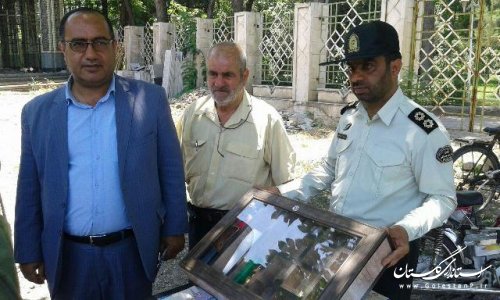 دیدارفرماندار علی آباد کتول با امام جمعه به مناسبت هفته مبارزه مواد مخدر