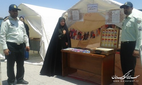 برگزاری نمایشگاه پیشگیری از اعتیاد در شهرستان ترکمن